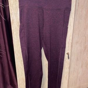 Aerie Burgundy Leggings